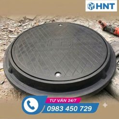 Nắp Hố Ga Composite Khung Tròn Nắp Tròn